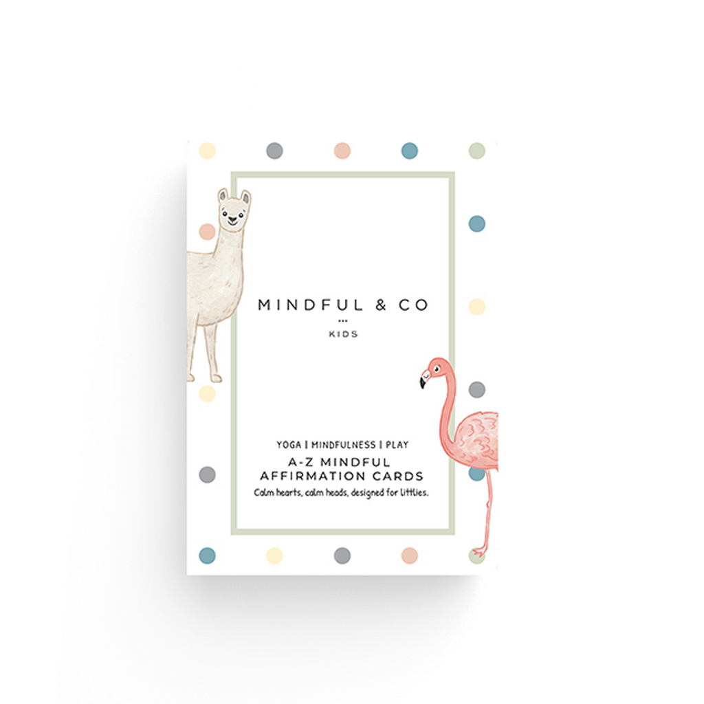 Building positivity with a mindful card deck A-Z.