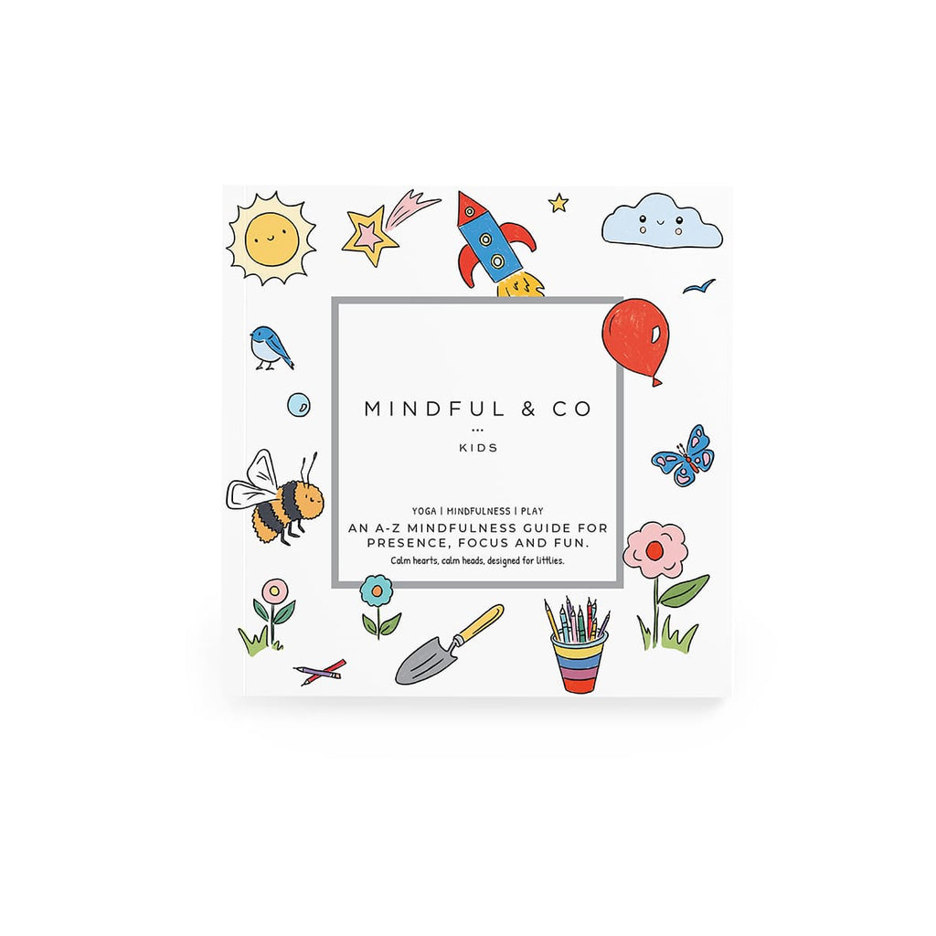 ABCs of Mindfulness Kids' Coloring Book front cover for creative ABC learning.