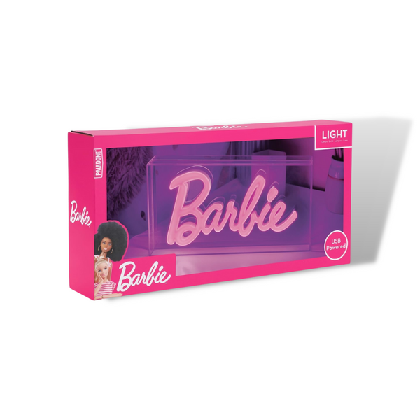 Officially Licensed Barbie x Paladone Light Up Decor - Spruce up your space with this Fabulous Barbiecore Sign! Make your own Barbie Dream House! We Love it!  Additional Paladone Details:  IN A BARBIE WORLD: Powered by USB (cable attached), just plug in and instantly transform your space into a true Barbie world. Mattel Barbie merchandise makes a wonderful present, fans of all things Barbie, This collectible gift is sure to bring joy and nostalgia to Barbie lovers of all ages. 