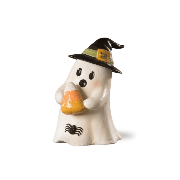 Bethany Lowe Ghost - Ghost Gavin with Candy Corn | Cute Bethany Lowe Ghost | Cute Ghost with Candy Corn 