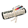 Roll of paper with 'elsevare' branding and a set of watercolor pencils on a white background