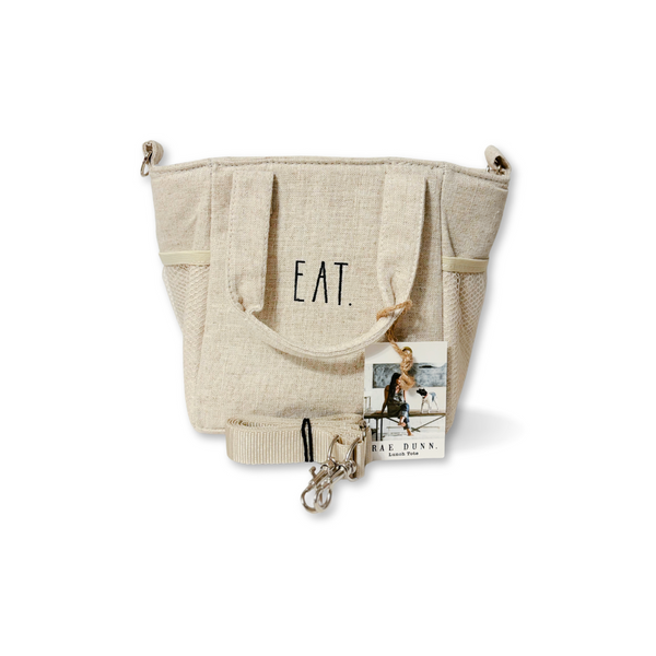 Time to pack your lunch in style. &nbsp;Beautiful Rae Dunn Lunch Totes with removable straps