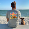 Golden Tribe Beach Vibe Classic Tee for Golden Retriever and Beach Lovers | Golden Retrievers on the Beach Unisex T-Shirt