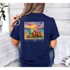 Golden Tribe Beach Vibe Classic Tee for Golden Retriever and Beach Lovers | Golden Retrievers on the Beach Unisex T-Shirt