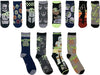 Officially licensed Star Wars socks great for the holidays or any day really if you're a Star Wars Fan!   12 pairs included - 8 ankle and 4 crew socks. Fabulous fun patterns to showcase your love of The Mandalorian!  Fits shoe sizes 6-12.