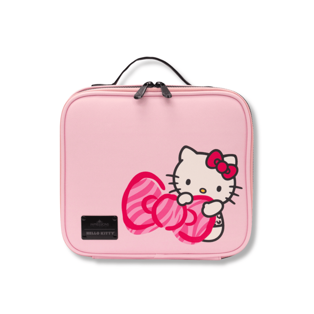 Impressions' Hello Kitty Makeup Bag is not only the cutest in quality, but it's also the most practical organizer we've seen. It securely stores cosmetics, adjustable dividers. Great hello kitty gift!