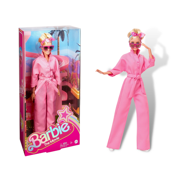 Barbie The Movie, Barbie in Pink Power Jumpsuit | Margot Robbie in Pink Jumpsuit Barbie Doll