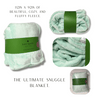 Indulge in warmth and luxury with the stylish Kate Spade Oversized King fleece blanket in a beautiful Seafoam. This color is beautiful, a soft green blue color thats not too bright and certainly not dull. 