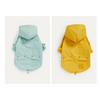 Best Dog Raincoat Maxbone's top-selling Talon Raincoat gets a fresh makeover for the spring! This classic raincoat silhouette is made out of water repellant fabric and features adjustable pull chords, snap button closure, a leash/harness opening and a removable hood. Available in the classic raincoat color, Yellow, and a fresh new color for Spring - Mint!