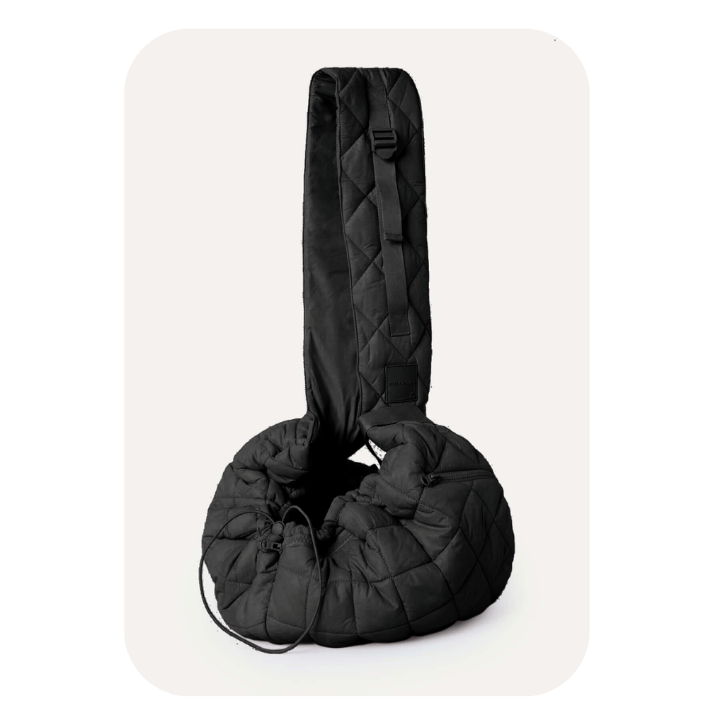 Best packable sling for small dogs in black