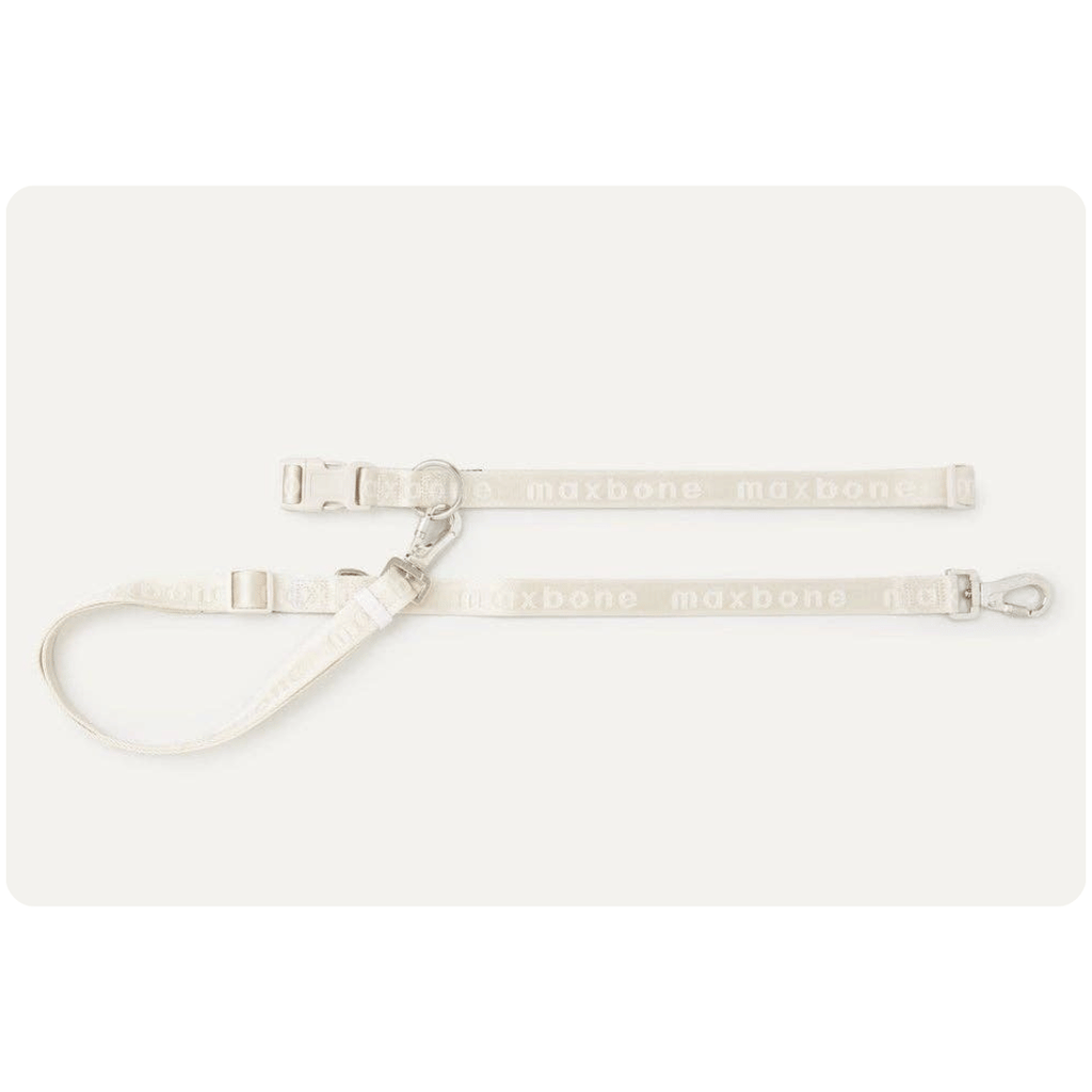 Sand Cream Colored Should strap and Leash - best hands free leash