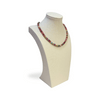 Bohemian Jewelry Necklace on a mannequin bust with a white background