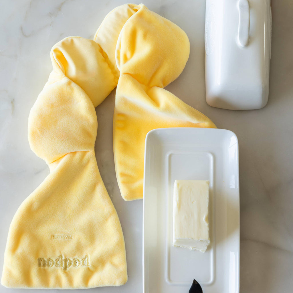 Yellow weighted eye mask and the best gift ever for her or gift for him.