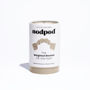 Nodpod weighted blanket packaging on a white background