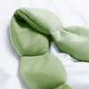 Soft green eye mask with microbeads
