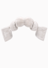 White faux fur fluffy weighted eye mask is the best gift for relaxing.