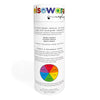 Package of elsewhere unplug eco-dough with a color wheel on a white background