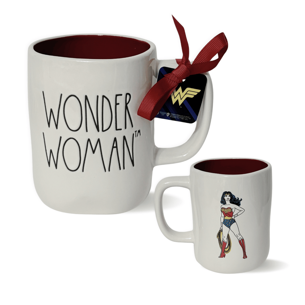 Rae Dunn Wonder Woman; DC Comics Wonder Woman Mug; Great Wonder Woman gift