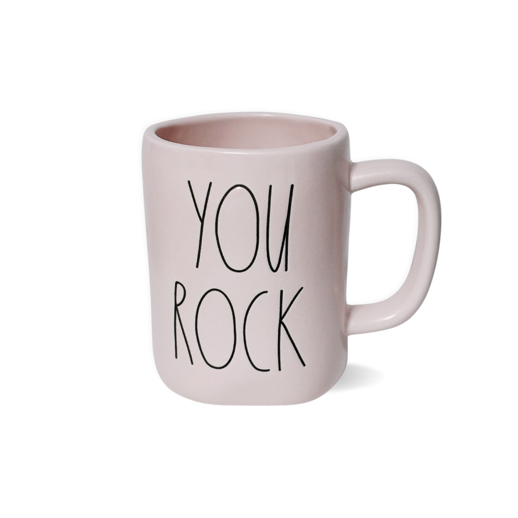 Rae Dunn You Rock; Great Mug for loved one; Great gifts for girlfriend loved one Gift for best friend
