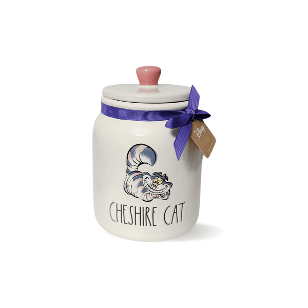 Alice in Wonderland Cheshire Cat Canister Flat top Rae Dunn Canister