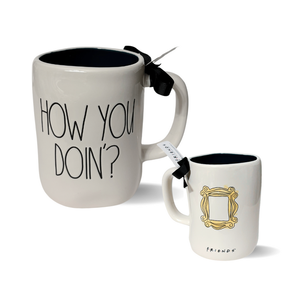 Friends "How You Doin'?" Mug by Rae Dunn. Looking for the perfect gift for that Friends™ fan in your life? Or perhaps you want to treat yourself? Friends™ TV Show Merchandise