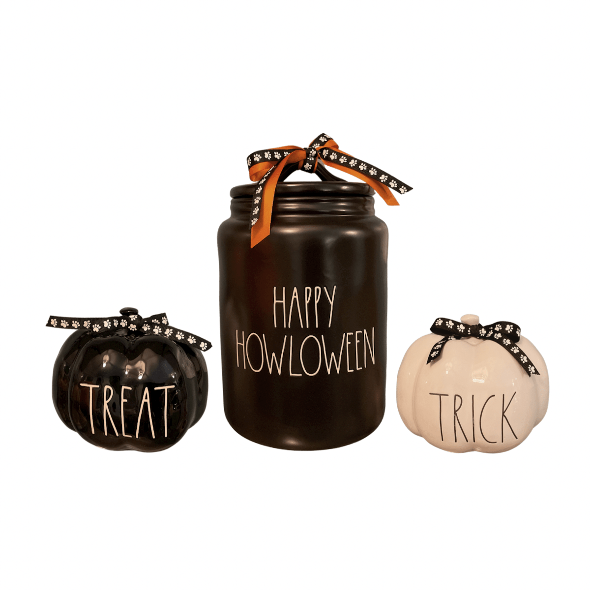 Rae Dunn Happy Halloween popular Canister