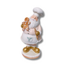 <p>Elevate your holiday decor with the exquisite Whimsical Pink Santa figurine, adorned with a gingerbread man, rolling pin, chef hat, and finished with luxurious gold boots and gloves. Crafted from premium resin material, it adds a touch of elegance and sophistication to any space.</p> <p>&nbsp;</p>