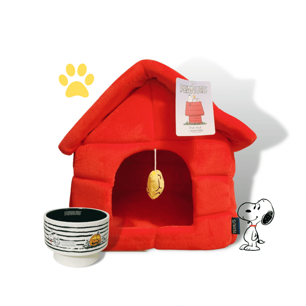 Berkshire Pets Pet Bed Peanuts Snoopy Pet House | Snoopy Dog Bed | Snoopy Cat Hut Cat Cave