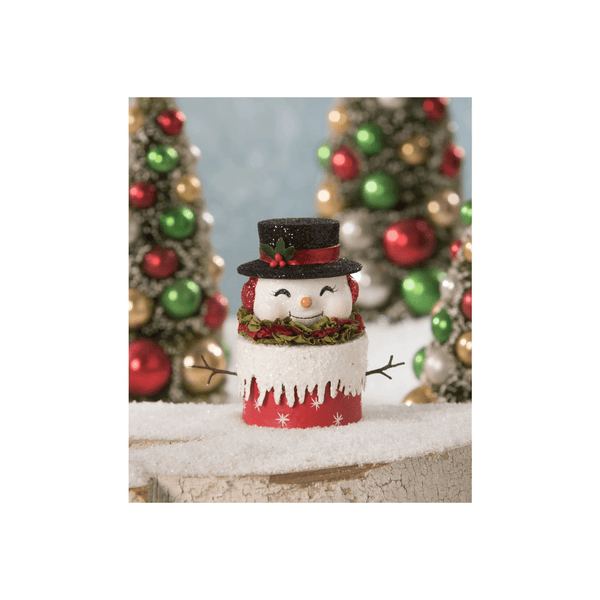 Bethany Lowe Designs Seasonal & Holiday Decorations Bethany Lowe Designs Happy Retro Snowman Box | Bethany Lowe Snowman