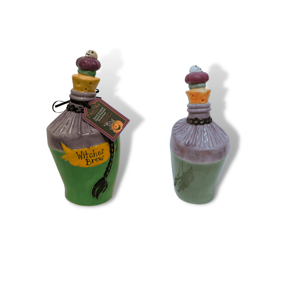 Blue Sky Clayworks Seasonal & Holiday Decorations Witches Brew Blue Sky Potion Bottles | Witches Brew | Spider Venom | Halloween Potion Decor