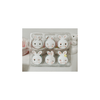 Cupcakes & Cashmere Home Accents Bunny Macaroons Decor Set of 6 - Tiered tray Table Decor