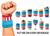 Freaker USA Koozie Bless You Koozie SLIPPY | Pint Glass, Coffee Sleeve & Can Koozie | Coffee Koozie