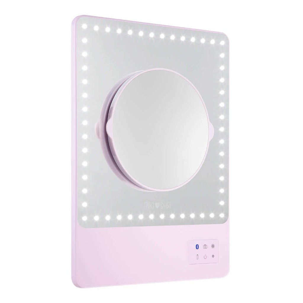 Glamcor Makeup Mirror Glamcor's RIKI SKINNY: PINK / 5x | Riki Skinny Pink Magnifying Mirror |  Oprah's Riki Mirror