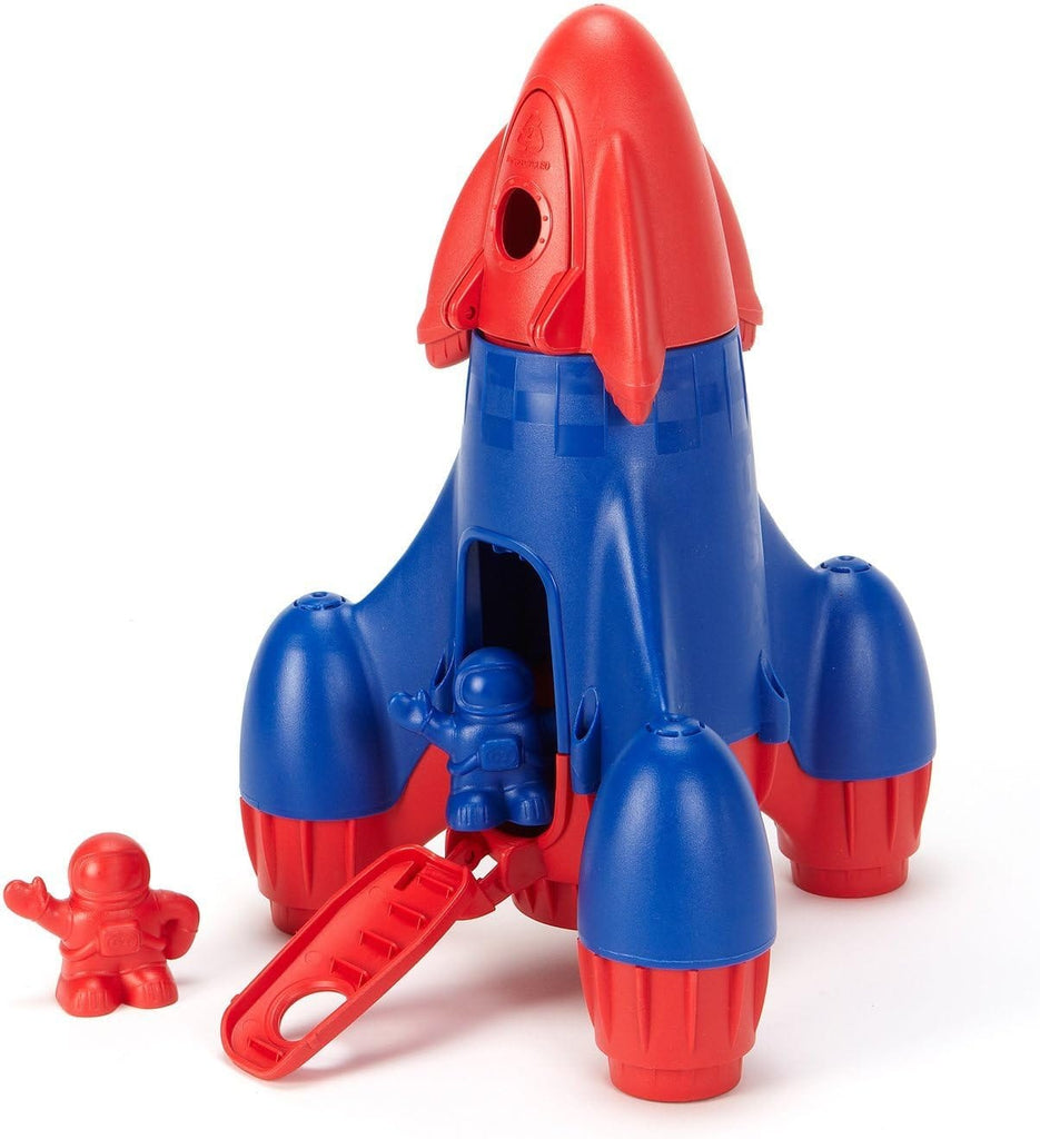Green Toys Toys Green Toys Rocket | Toy Figure Rocket | 4 Piece Pretend Play