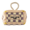 Haute Diggity Dog Dog Toy Haute Diggity Dog Checker Chewy Vuiton Trunk - Burrow House | Luxury Fashion Dog Toy