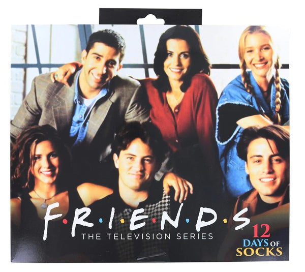 Hypnotic Hats socks Friends™ Television Series 12 Days of Socks Gift Set | Friends TV Show Socks