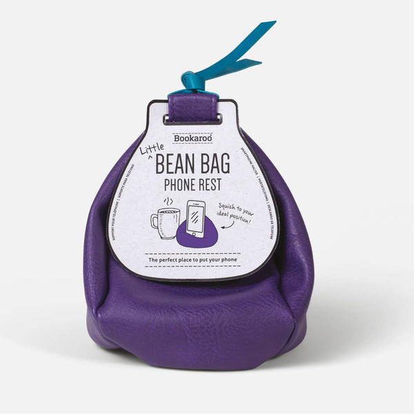 if USA Office Purple Little Bean Bag Phone Rest | Bookaroo Phone Rest | iPhone holder
