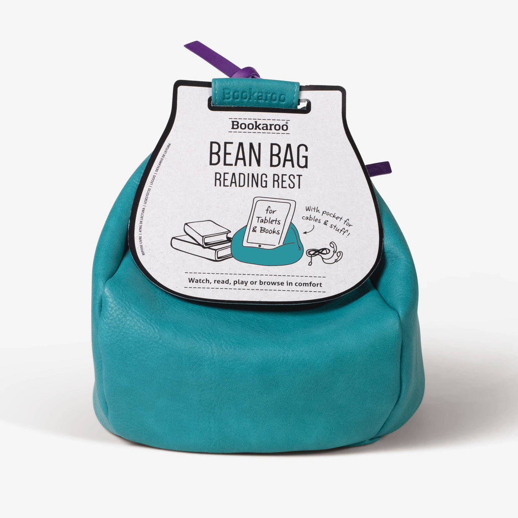 if USA Office Turquoise and Purple Bookaroo Bean Bag Reading Rest | Reading Rest | iPad Holder | Great Holiday Gifts