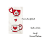 Johanna Parker Kitchen towels Carnival Cottage Hearts Teacup Kitchen Towels - Set of 2