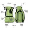 K9 Sport Sack Pet Carrier K9 Sport TRAINER Backpack Dog Carrier: Medium / Greenery | Medium Dog Backpack