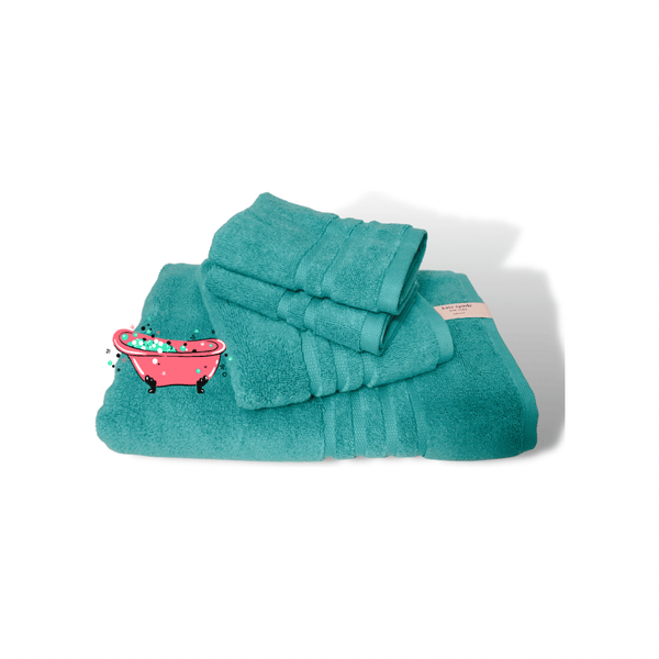 Kate Spade Bath Towels & Washcloths Kate Spade Bathroom Towel Set | 4 Piece Towel Set | Kate Spade Poolside Blue