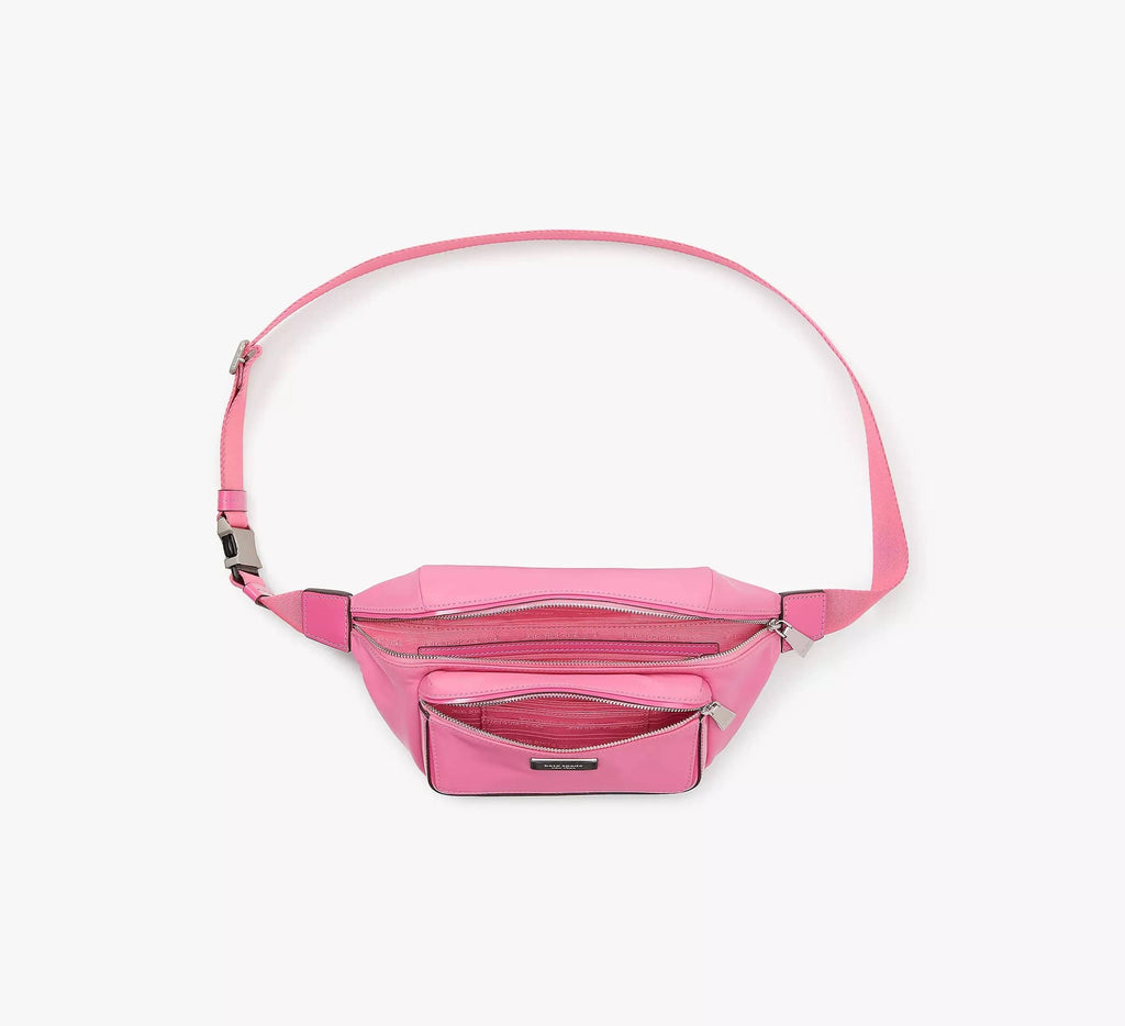 Kate Spade Belt Bag Kate Spade New York Sam Icon KSNYL Nylon Medium Belt Bag | Spade Barbie Pink Belt Bag
