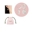 Kate Spade earrings Kate Spade New York the Spade Pave Huggies - Silver