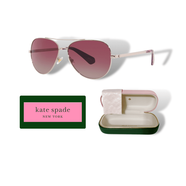 Kate Spade Sunglasses Kate Spade Aviator Sunglasses WITH Case & Cloth | Kate Spade Avaline Sunglasses