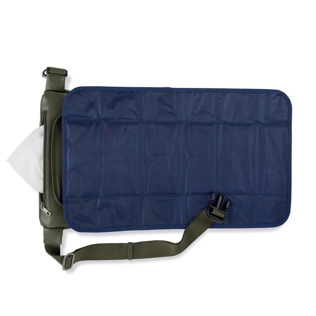 Kibou Diaper Bag Sale! Kibou Belt Bag-Olive Green Vegan Leather | Fanny Pack Diaper Bag