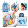 Loungefly Backpack Loungefly Disney Lilo and Stitch Snow Cone Date Night Women's Double Strap Shoulder Bag Purse