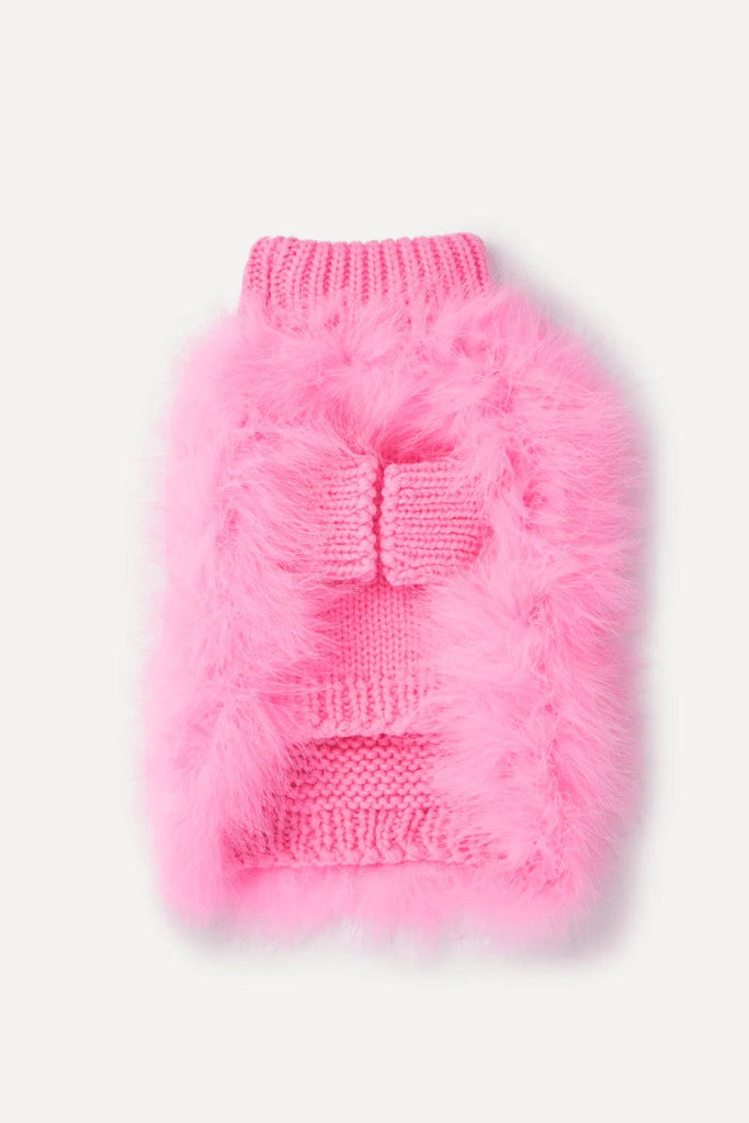 maxbone Dog Apparel Yes! Christian Cowan x maxbone Hot Pink Dog Jumper | Luxury Pet Sweater Pink