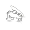 Maya J Bracelet Maya J Harmony Trio Bracelet White Gold | 14K White Gold Plated Stacked Bracelets