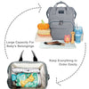 Mr. Peanut's Diaper Bag Tili Dili Premium Diaper Backpack with USB Charging Port Platinum Gray | Backpack Diaper Bag