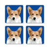 Naked Decor Home Decor Naked Decor Welsh Corgi Coasters (4) | Corgi Print Coasters